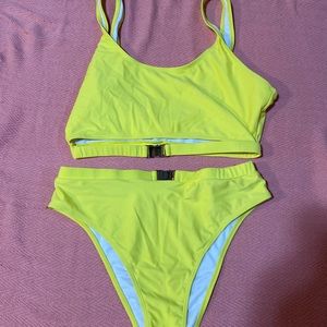 Yellow bikini